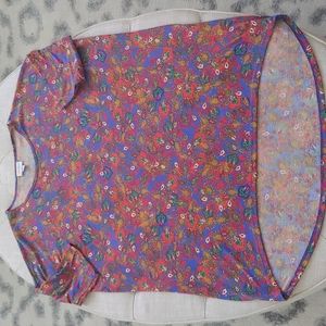 5/$25 Lularoe Irma Tunic Top Medium M Paisley Floral